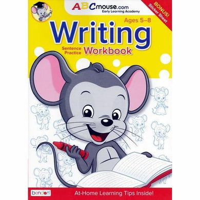 ABCMouse Writing Workbook - Sentence Practice (Includes Rewards Stickers) For ages 5 - 8 - DollarFanatic.com