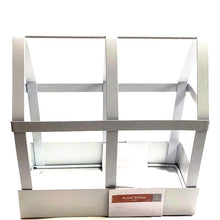 Ankyo White Metal Plant Stand - House (8.12" x 4" x 8") 2-Piece Display - DollarFanatic.com