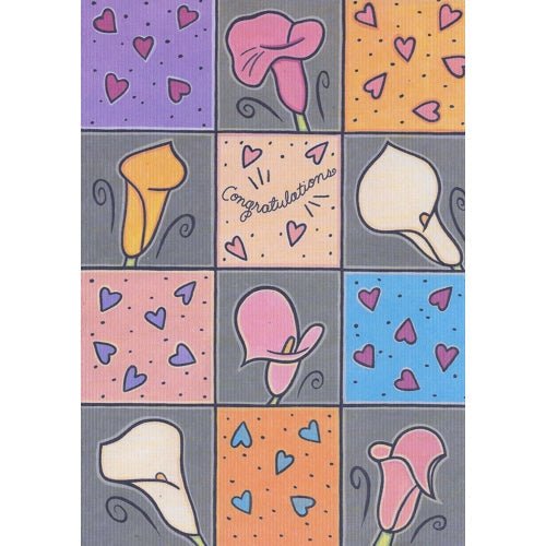 Anniversary Greeting Card with Envelope (Congratulations) - DollarFanatic.com