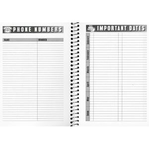 Assignment Organizer Notebook - 7" x 5" (40 Sheets) Colors Vary - DollarFanatic.com