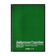 Assignment Organizer Notebook - 7" x 5" (40 Sheets) Colors Vary - DollarFanatic.com