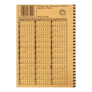 Assignment Organizer Notebook - 7" x 5" (40 Sheets) Colors Vary - DollarFanatic.com