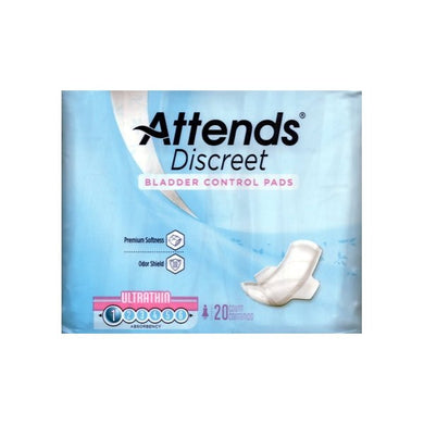 Attends Discreet Ultra Thin Bladder Control Pads - Size 1 (20 Pack) - DollarFanatic.com