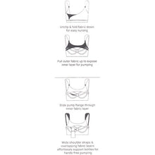 Auden 2-in-1 Nursing Bra - Nurse and Hands-Free Pump (Size M) Versatile Bra for Nursing and Pumping - DollarFanatic.com