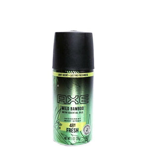 Axe Wild Bamboo Deodorant Body Spray - Travel Size (Net wt. 1 oz.) 48 Hr Fresh - DollarFanatic.com