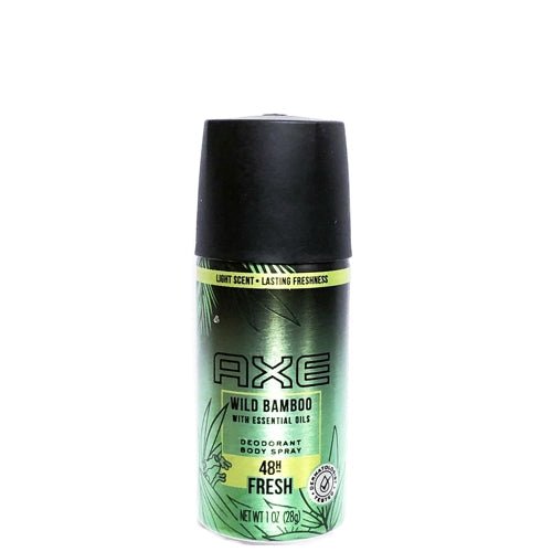 Axe Wild Bamboo Deodorant Body Spray - Travel Size (Net wt. 1 oz.) 48 Hr Fresh - DollarFanatic.com