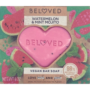 Beloved Vegan Body Bar Soap - Watermelon Mint Mojito (Net wt. 4 oz. ) - DollarFanatic.com