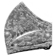 Boomer Naturals Fall Holiday Adult 3-Layer Fabric Face Mask with Ear Loops (1 Count) Select Style & Size - DollarFanatic.com