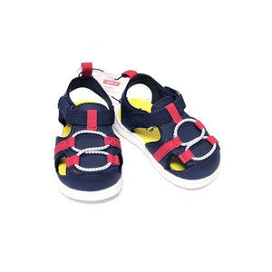 Carter's Closed Toe Baby Walking Sandal Shoes - Navy Blue/Red (Infant Size 4) - DollarFanatic.com