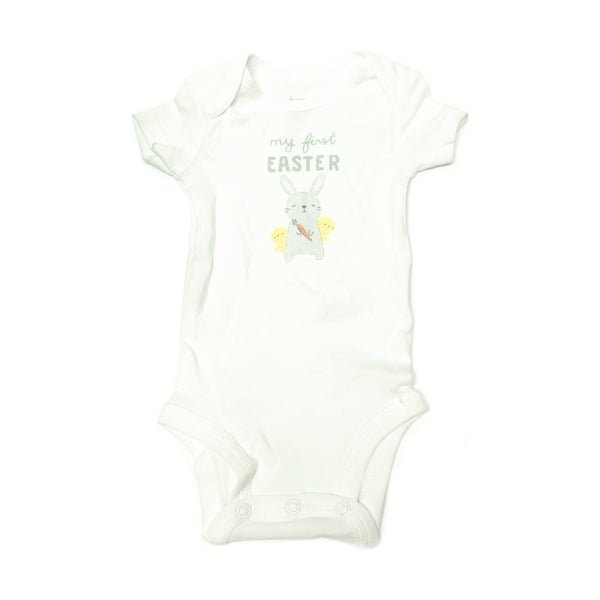 Carter's My First Easter Printed One-Piece Bodysuit - White (Select Size) - DollarFanatic.com
