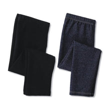 Cat & Jack Girl's Leggings Pants - Ebony Black/Indigo (Girl Size XL - 14/16) 2-Pair Combo Pack - DollarFanatic.com