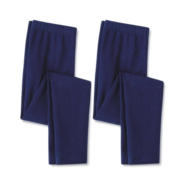 Cat & Jack Girl's Navy Blue Leggings Pants - (2 Pack) Girl Size L - 10/12 - DollarFanatic.com