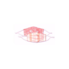 Cat & Jack Kids Reusable Fabric Face Masks with Ear Loops & Filter Pocket - Pink Floral/Gingham (2 Pack) - DollarFanatic.com