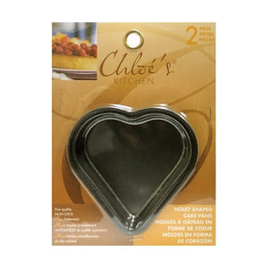 Chloe's Kitchen Non-Stick Mini Cake Pan - Heart-Shaped (2 Pack) - DollarFanatic.com