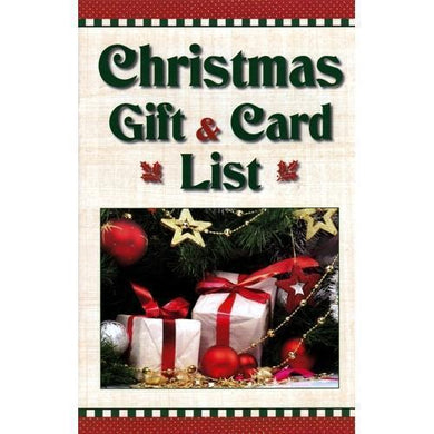 Christmas Gift & Card List Organizer (Paperback Book) - DollarFanatic.com