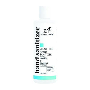 Clearance - ArtNaturals Scent Free Hand Sanitizer (8 fl. oz.) Plant-Based, Vegan - DollarFanatic.com