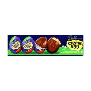 Clearance - Cadbury Creme Milk Chocolate Eggs with Soft Fondant Center (4 Pack) Best by Date: 07/2023 - DollarFanatic.com