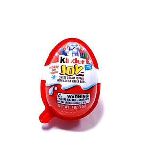 Clearance - Kinder Joy Chocolate Treat + Surprise Toy Egg - Holiday Edition (Net Wt. 0.7 oz.) Best by Date: 10/01/2023 - DollarFanatic.com