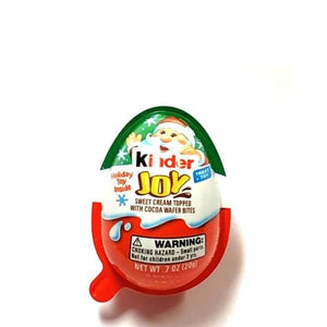 Clearance - Kinder Joy Chocolate Treat + Surprise Toy Egg - Holiday Edition (Net Wt. 0.7 oz.) Best by Date: 10/01/2023 - DollarFanatic.com