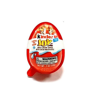 Clearance - Kinder Joy Chocolate Treat + Surprise Toy Egg - Holiday Edition (Net Wt. 0.7 oz.) Best by Date: 10/01/2023 - DollarFanatic.com