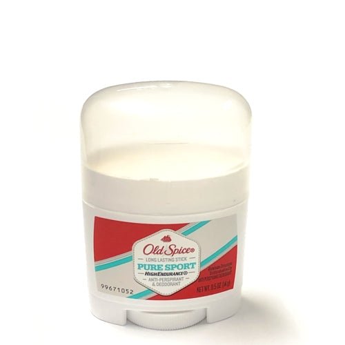 Clearance - Old Spice Pure Sport High Endurance Anti-Perspirant Solid Deodorant (Net wt. 0.5 oz.) Best By Date 10/2020 - DollarFanatic.com
