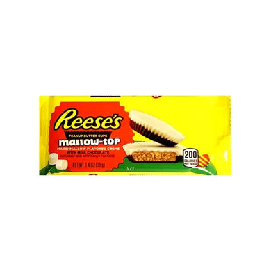 Clearance - Reese's Mallow-Top Marshmallow Creme with Milk Chocolate Peanut Butter Cups Candy Bar (Net Wt. 1.4 oz.) Best by Date: 10/31/2022 - DollarFanatic.com