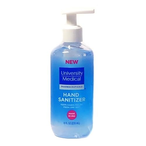 Clearance - University Medical Hand Sanitizer (8 fl. oz.) Best By Date 08/31/2022 - DollarFanatic.com