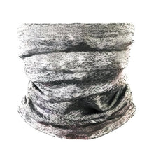 Cloth Neck Gaiter Face Covering Mask - Heather Gray (9.5" x 14. 5") with Filter Pocket - DollarFanatic.com