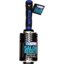 Conair Professional Reinforced Boar Bristles Round Hair Brush (8.5"L x 2.5" Dia.) Colors Vary - DollarFanatic.com