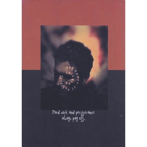Congratulations Greeting Card with Envelope (Hard work and perseverance always pay off.) - DollarFanatic.com