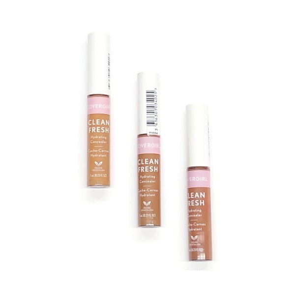 CoverGirl Clean Fresh Hydrating Concealer - 410 Rich/Deep (Net 0.23 fl. oz.) Vegan, Lightweight, All-Day Wear - DollarFanatic.com