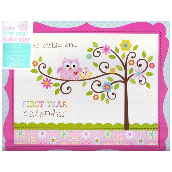 C.R. Gibson Happi Baby First Year Calendar - Our Little One (9