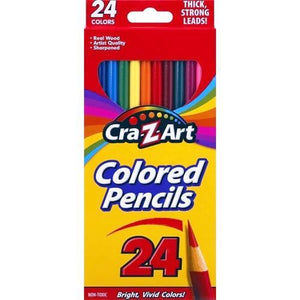 Cra-Z-Art Sharpened Colored Pencils (24 Pack) Non-Toxic - DollarFanatic.com