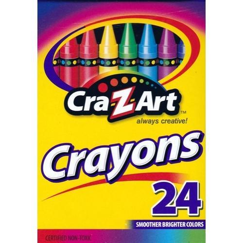 Cra-Z-Art Smoother Brighter Colors Non-toxic Crayons (24 Pack) - DollarFanatic.com