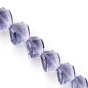 Craft Medley Diamond Twist-Cut Faceted Acrylic Beads (7" Strand) Select Color - DollarFanatic.com