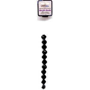 Craft Medley Diamond Twist-Cut Faceted Acrylic Beads (7" Strand) Select Color - DollarFanatic.com