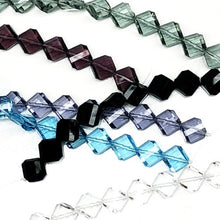 Craft Medley Diamond Twist-Cut Faceted Acrylic Beads (7" Strand) Select Color - DollarFanatic.com
