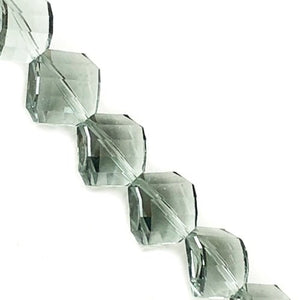Craft Medley Diamond Twist-Cut Faceted Acrylic Beads (7" Strand) Select Color - DollarFanatic.com