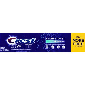 Crest 3D White Fluoride Toothpaste - Fresh Mint (2.3 oz.) - DollarFanatic.com
