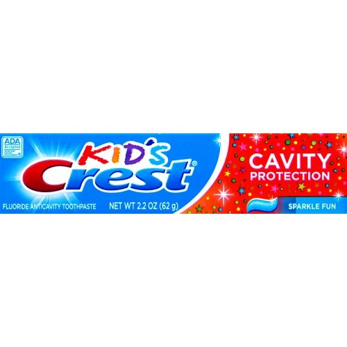 Crest Kids Fluoride Toothpaste - Sparkle Fun (Net Wt. 2.2 oz. ) - Dollar Fanatic