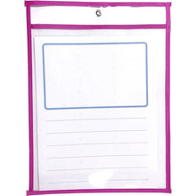 Dry Erase Pocket with Activity Sheet (10" x 13") Select Color - DollarFanatic.com