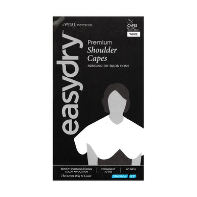 EasyDry Disposable Premium White Shoulder Capes - 22