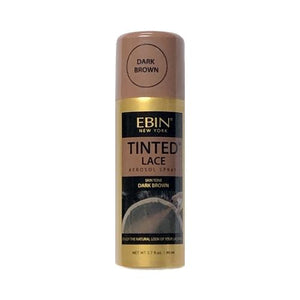 Ebin Tinted Lace Aerosol Spray - Dark Brown (2.7 fl. oz.) Enjoy the Natural Look of Your Lace Wig - DollarFanatic.com