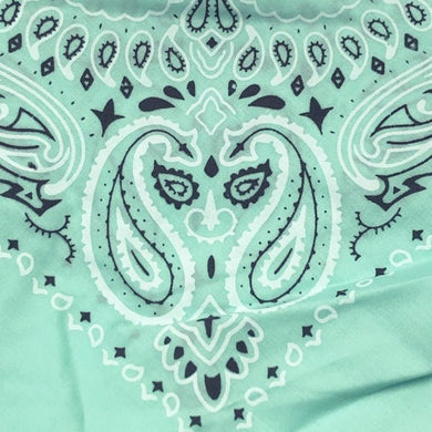 Etc. Neckerchief Bandana Scarf - Mint Green (42