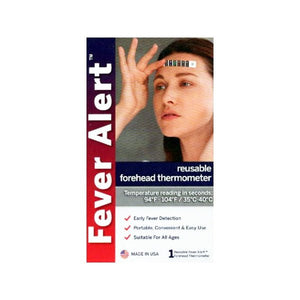 Fever Alert Forehead Thermometer (1 Count) Reusable - DollarFanatic.com
