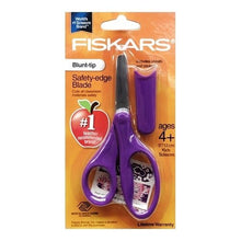 Fiskars 5" Blunt-Tip Kids Safety Scissors with Cover Sheath & Stickers (Select Color) - DollarFanatic.com