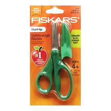Fiskars 5" Blunt-Tip Kids Safety Scissors with Eraser Cover Sheath (Select Color) - DollarFanatic.com