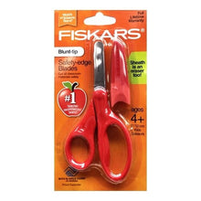 Fiskars 5" Blunt-Tip Kids Safety Scissors with Eraser Cover Sheath (Select Color) - DollarFanatic.com