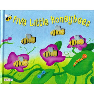 Five Little Honeybees (Hardcover Board Book) Countdown Numbers Book - DollarFanatic.com
