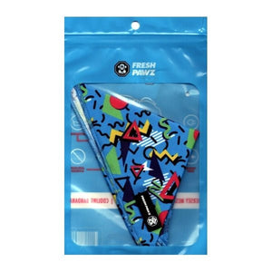 Fresh Pawz Jersey Mesh Fabric Pet Cooling Bandana - Blue Geo (Small) - DollarFanatic.com